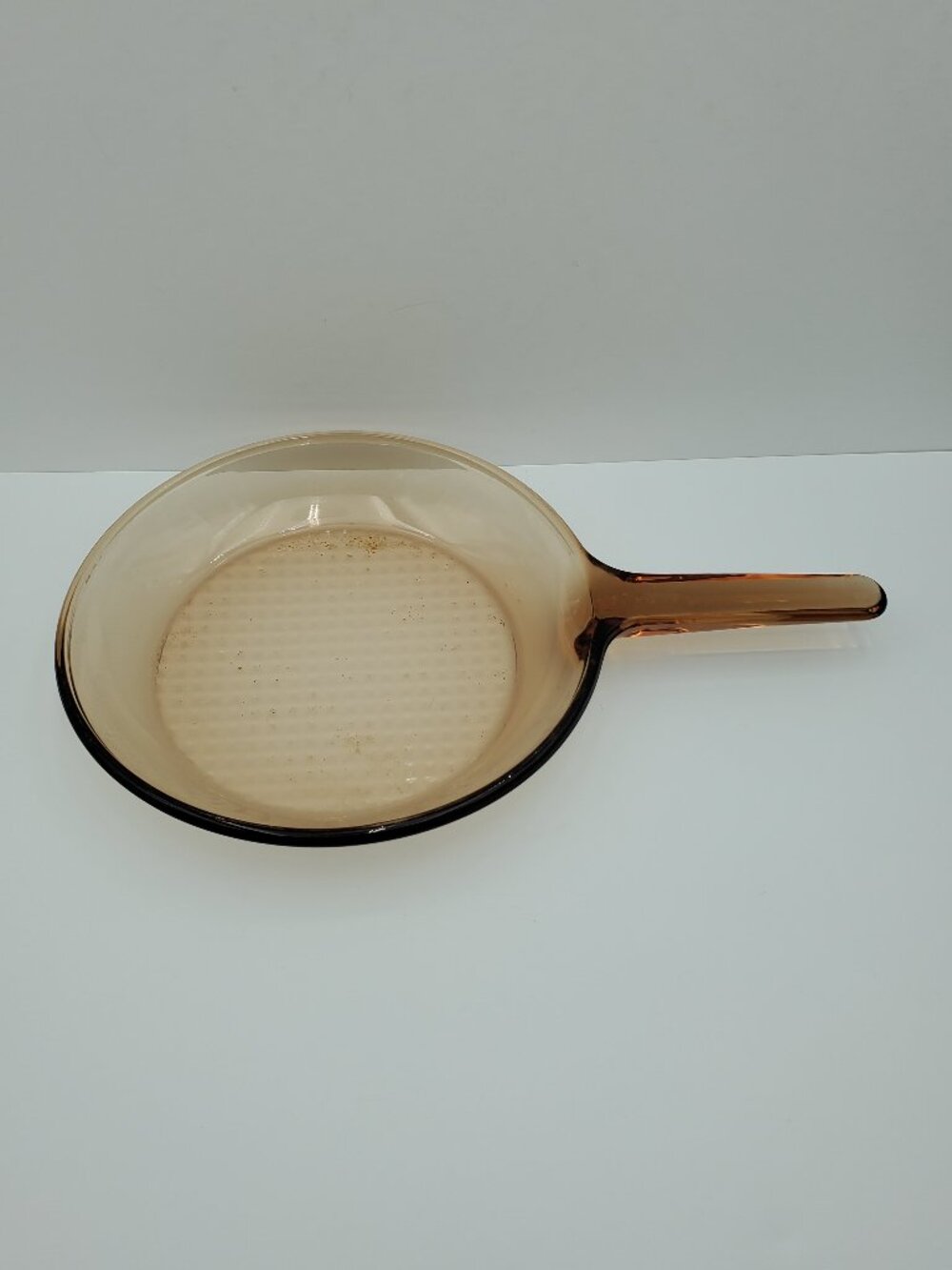 Corning France Vision Amber 10.75" Skillet Corningware Visions Textured Frypan